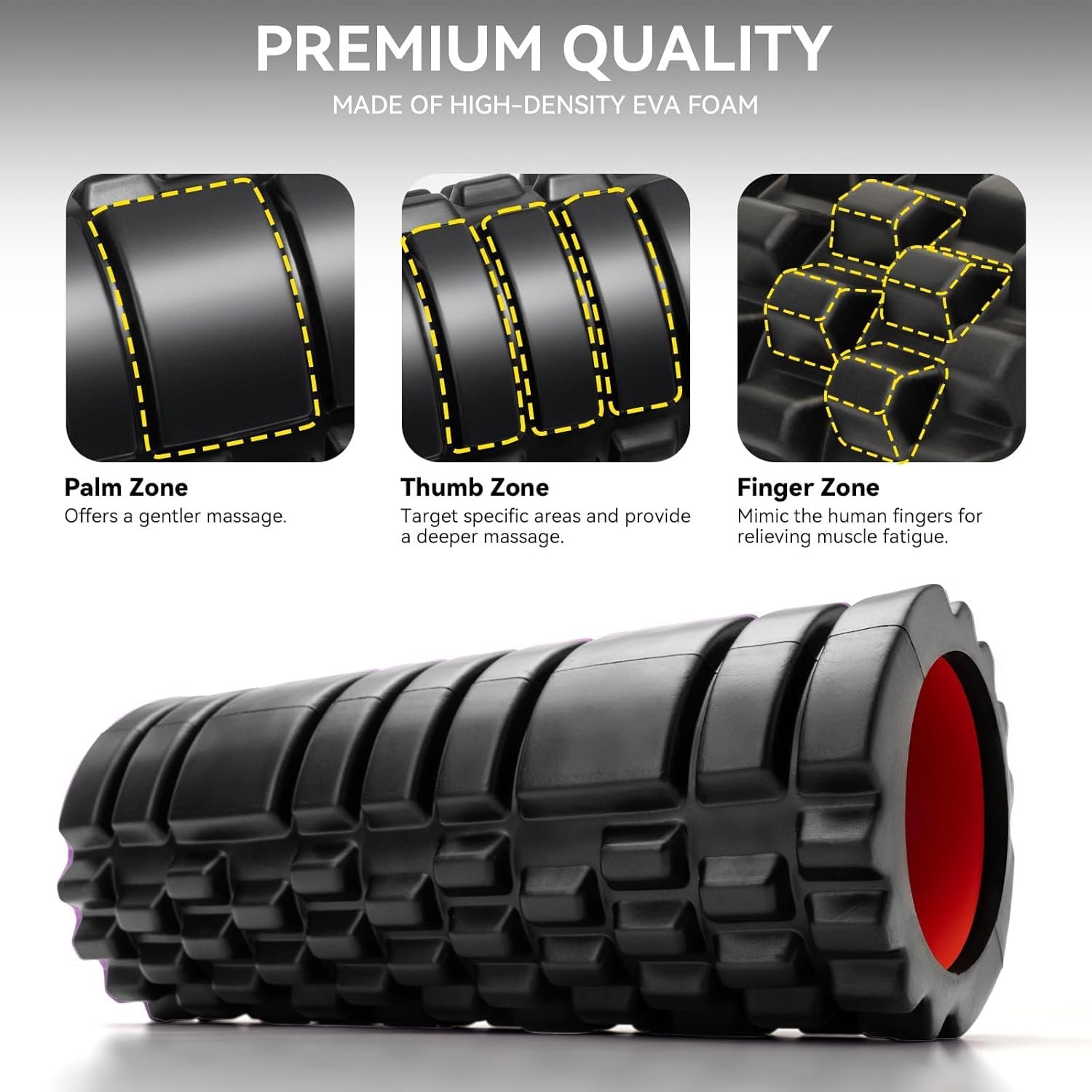 High-Density Foam Roller for Deep Tissue Massage – Trigger Point Release - Image 2