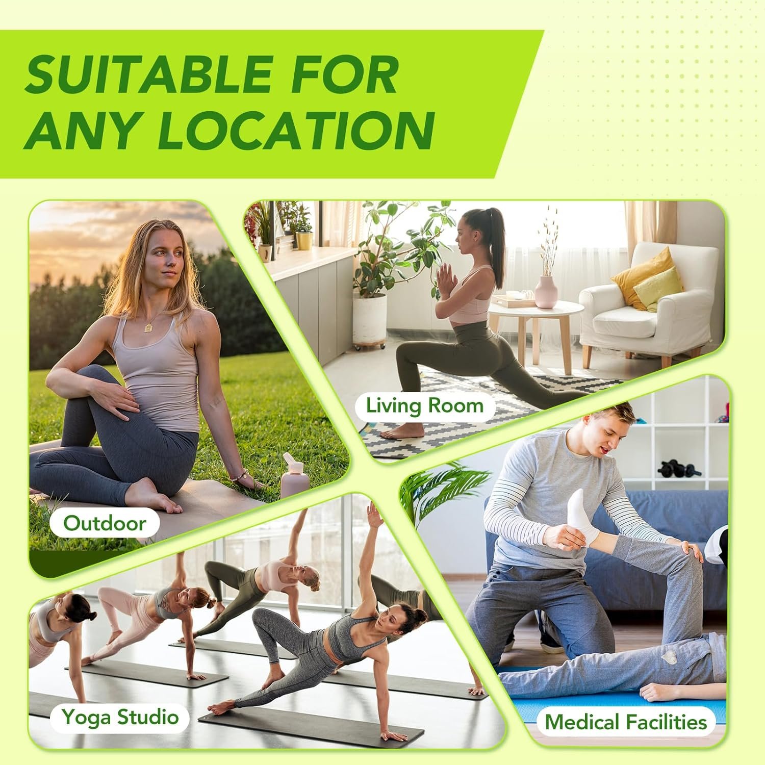 Rectangular Yoga Bolster Cushion with Suede Cover – Meditation Pillow - Image 4